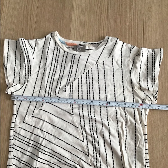 Dolan Anthropologie brand Black and White Striped Top Size S - Picture 3 of 6